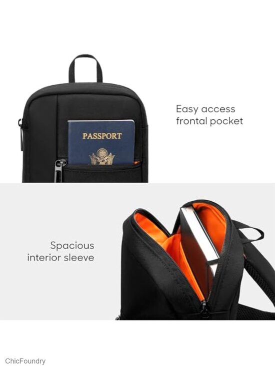 Water Resistant Sling Crossbody Backpack Daypack for Travel Hiking Outdoor main image 6